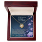 To My Amazing Mom | Thank You - Love Knot Necklace