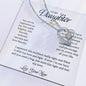 To My Daughter | You Are An Inspiration To Me - Forever Love Necklace