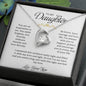 To My Daughter | You Are An Inspiration To Me - Forever Love Necklace