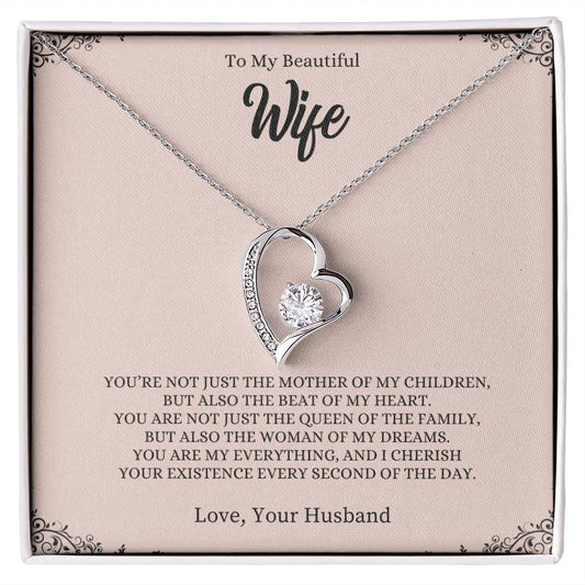 To My Beautiful Wife | You Are My Everything - Forever Love Necklace